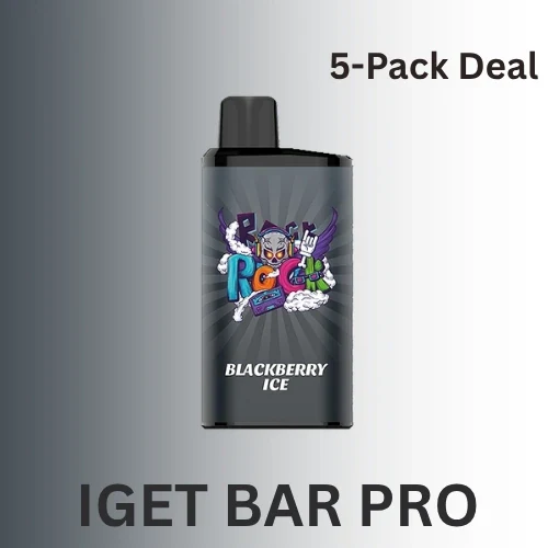 IGET Bar Pro disposable vape five pack deal